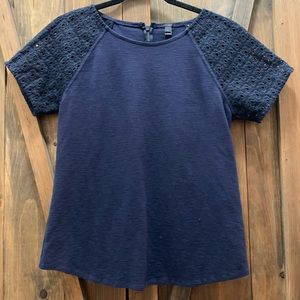 J. Crew Navy Blouse